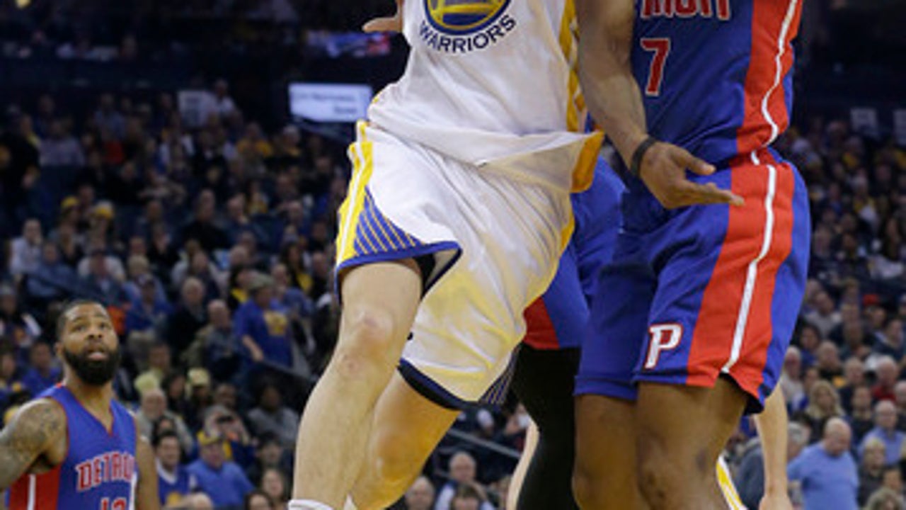 Thompson, Curry, Durant lead Warriors past Pistons 127-107 (Jan 12, 2017)